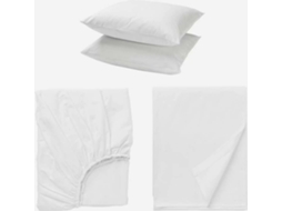 Jogo de Cama Completo ONIRICA (Cama 140 cm) - Branco