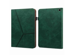 Capa de couro com listras em relevo Webake para tablet Amazon Kindle Fire HD 8 (2022)