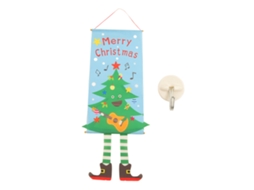 Bandeira de Natal Decorativa para Árvore e Porta LAXISCREED
