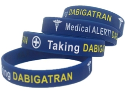 Kit com 4 pulseiras de alerta médico para identificação de emergência em silicone, para homens e mulheres.
