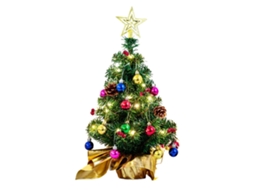 Árvore de Natal Conjunto Mini de Árvore com Luzes Led RNEMITERY