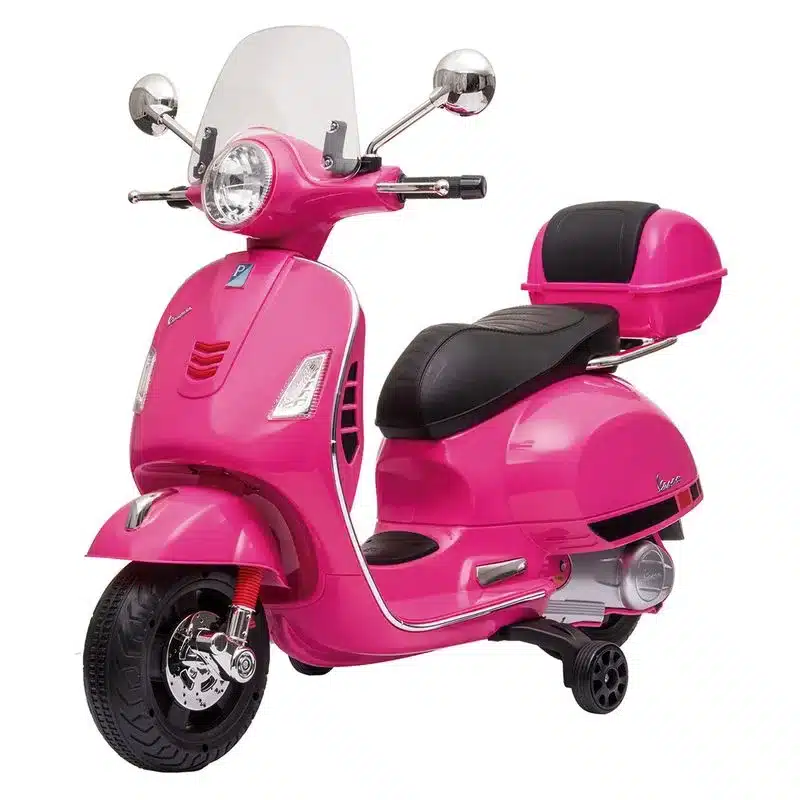 Moto Eléctrica Vespa Grande 12v Rosa Con Transportin 24047/801 S Rosa Innovatoysp25