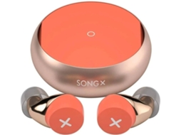 Auriculares Bluetooth True Wireless Sx06 (in Ear - Microfone - Noise Cancelling - Laranja)