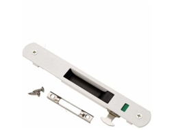 Fechadura Para Porta De Correr Fechadura Simples Para Janela Em Aço Inoxidável, Branca, Compatível Com Portas De Correr Slowmoose