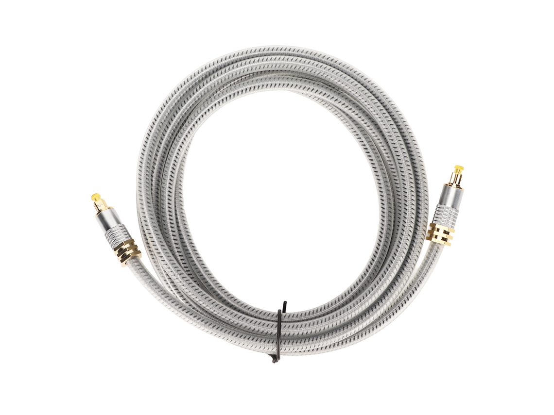 Cabo De Fibra Óptica Com Conectividade Digital E Placa De Ouro 24k