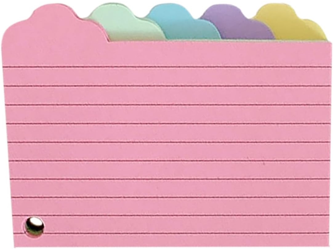 125 Feuilles Carnet De Fiches Bristol Em Papel De Nuage, Notes Autocollantes Élégantes Para Prize De Au