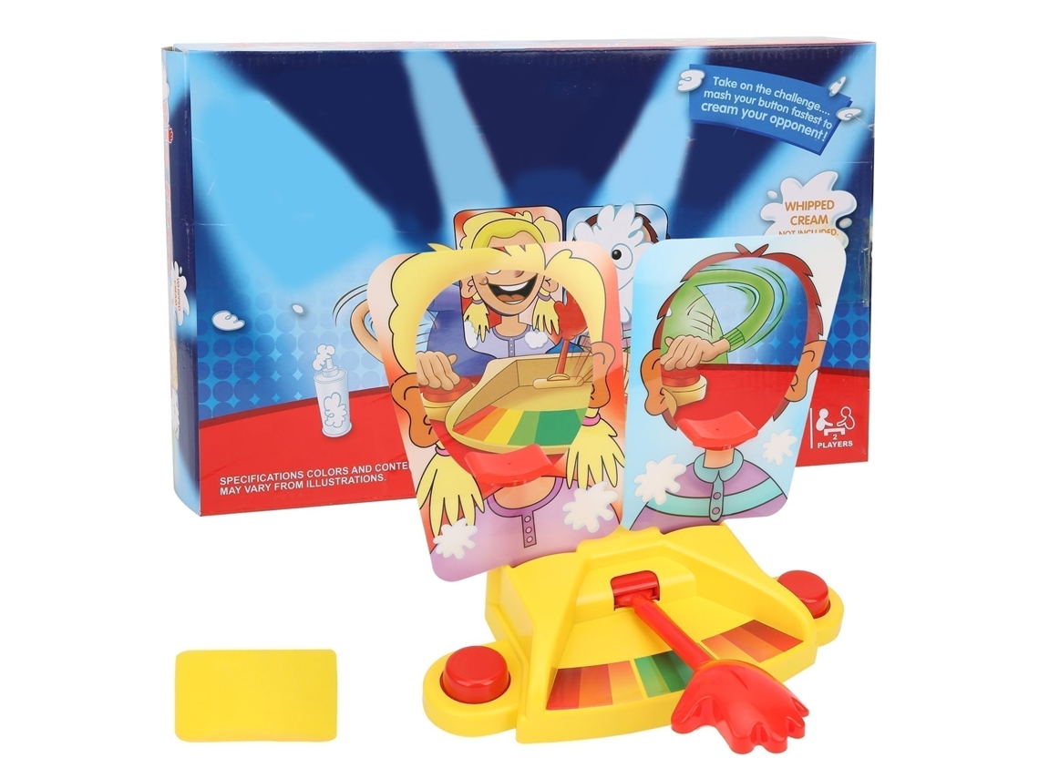 Primerox brinquedo de Mesa de Creme de Bolo Jogo Interativo para Pais e Filhos Duelo Facial 5+ Anos