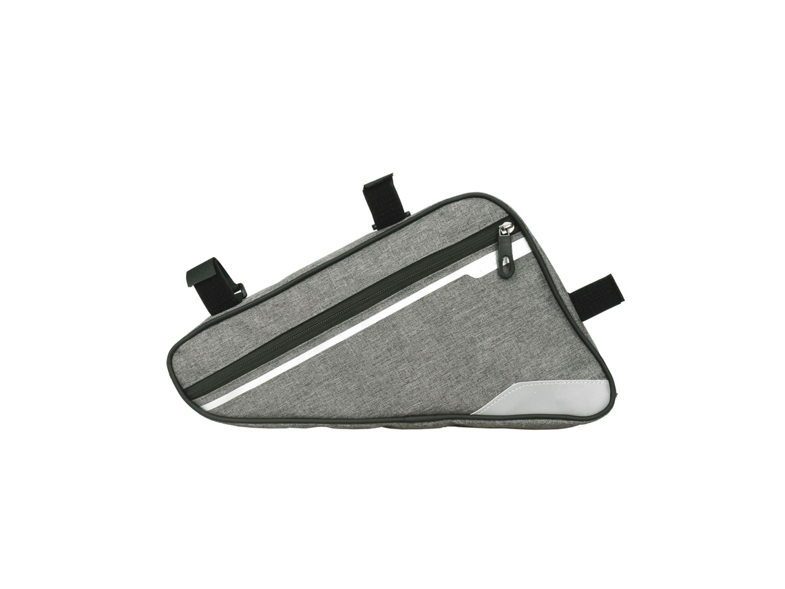 Bolsa Triangular Para Quadro De Bicicleta, Grande Capacidade, À Prova D'água, Para Mountain Bike, Ciclismo (cinza)