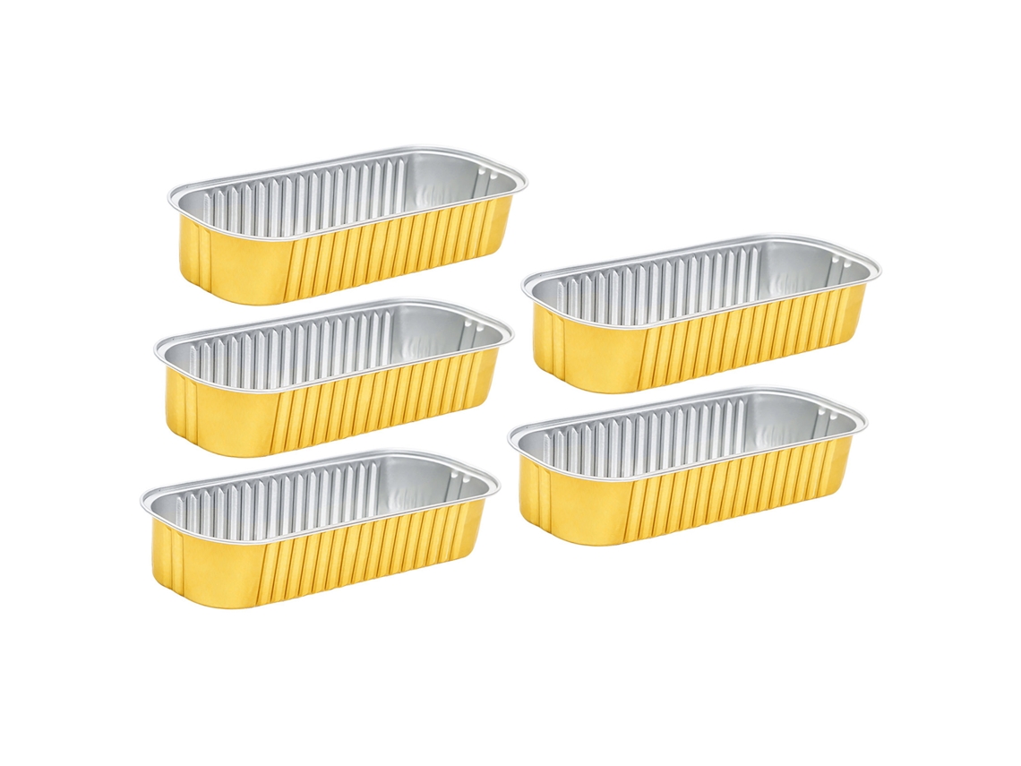 5 Panelas De Alumínio Quadrado Para Air Fryer Casa