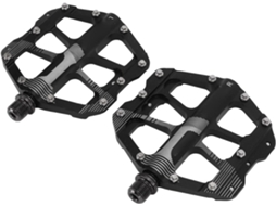 Pedal ultraleve antiderrapante com 3 rodízios, à prova d'água, para