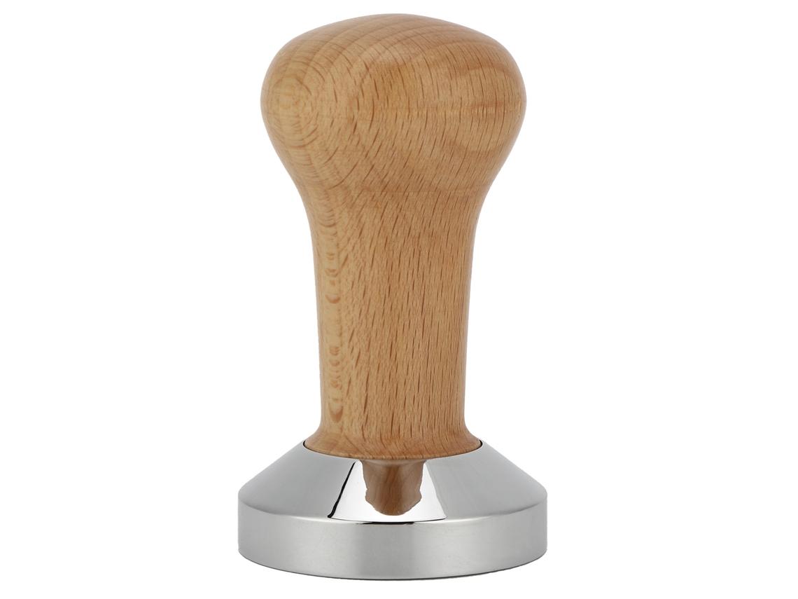 Tampão de Café Madeira LAXISCREED 53mm Base Plana