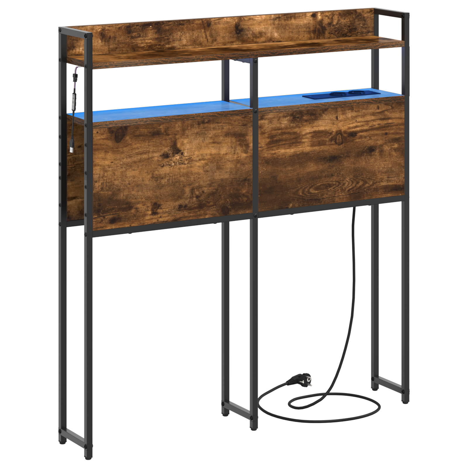 Conjunto 1 Cabeceira Vidaxl Castanho Derivados De Madeira (98 Cm)
