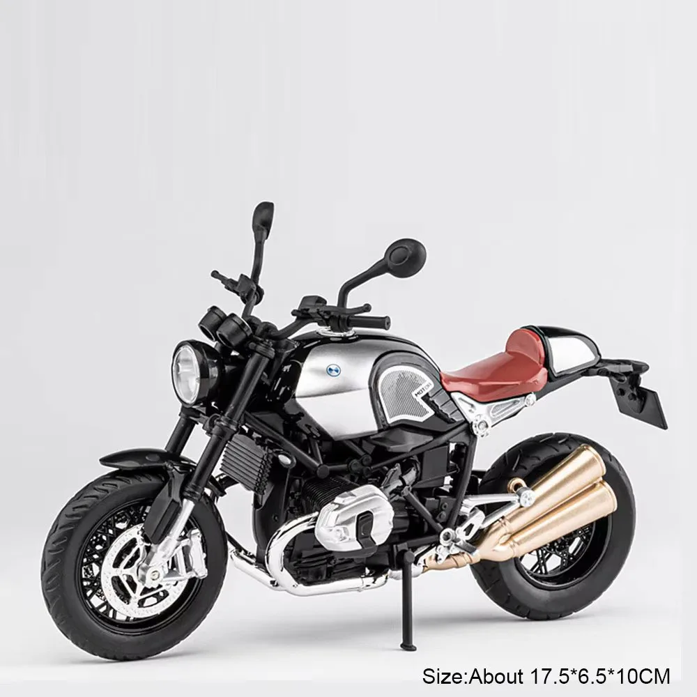(r Ninet Black) Miniatura De Motocicleta Kawasaki 1:12 - Brinquedo Em Miniatura - Decoração De Móveis