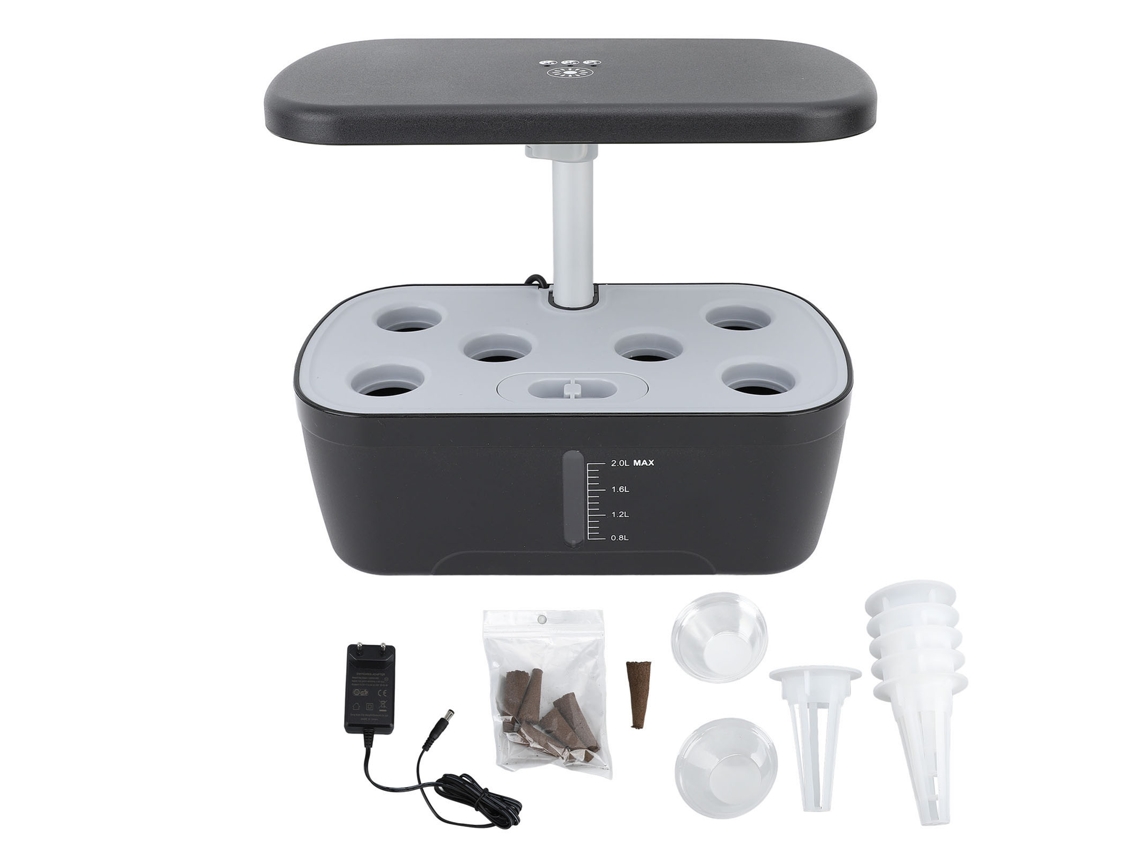 Sistema Hidropônico 6 Vasos Luz Crescimento Jardim Indoor