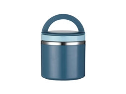 Tigela Térmica para Arroz/sopa em Aço Inoxidável 304 , Ecológica e À Prova de Vazamentos. MDUG (azul, 630 Ml)