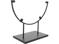 Suporte De Fotos Redondo Ferro Preto 30cm Para Exibir E Pratos Decorativos, Cavalete De Mesa Estável, Suporte De Metal