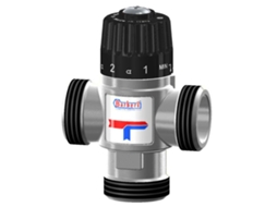 Válvula Termostática de Mistura com Porta Central Água Misturada 30-65°C 2,3M3/H BSP Macho de 1