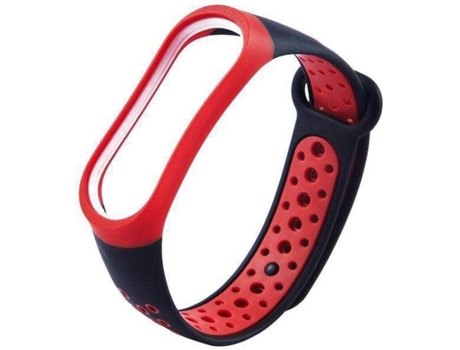 Bracelete para DEEP SMILE Silicone Xiaomi Mi Band 3 Vermelho