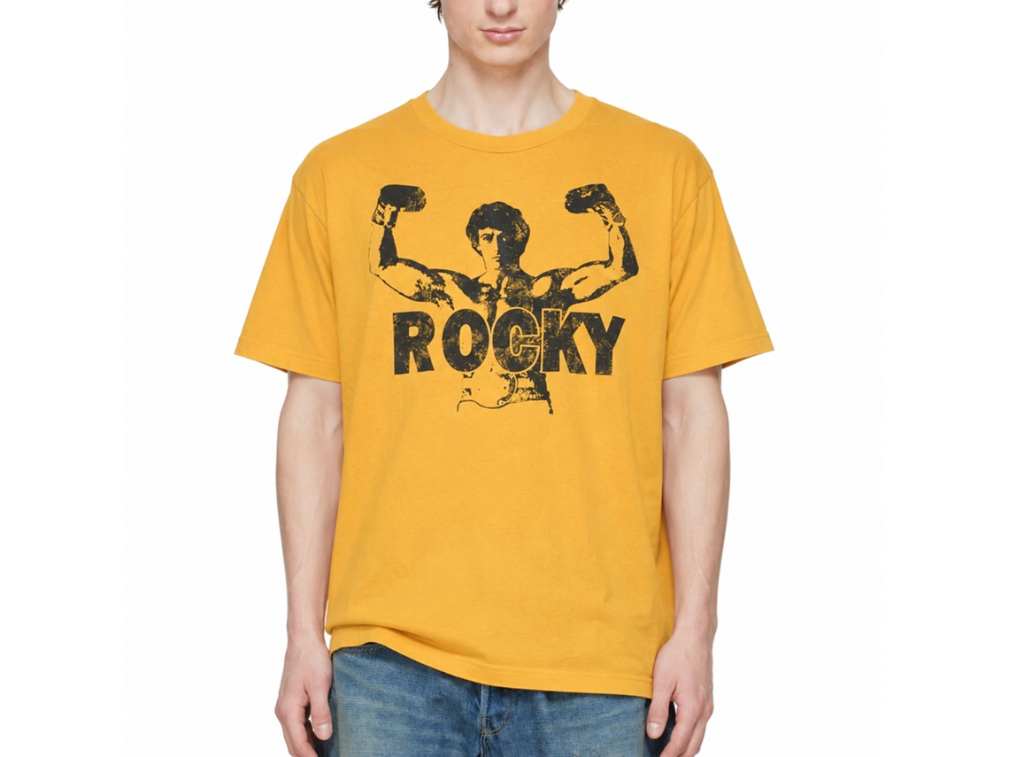Rockinstone Rocky Movie Classic Rocky Movie Solid Ginger Adult T-shirt Size:xxxl