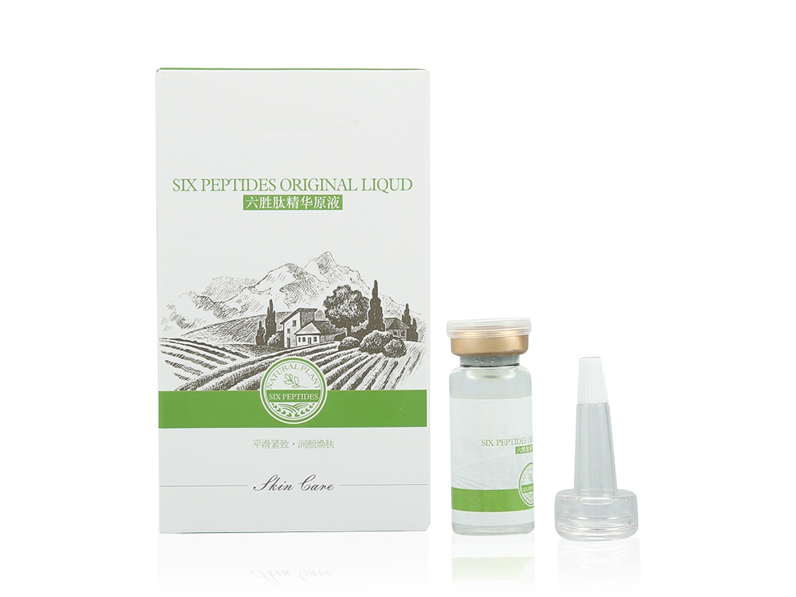 Essência Facial De Peptídeos Anti Envelhecimento Alisamento De Rugas