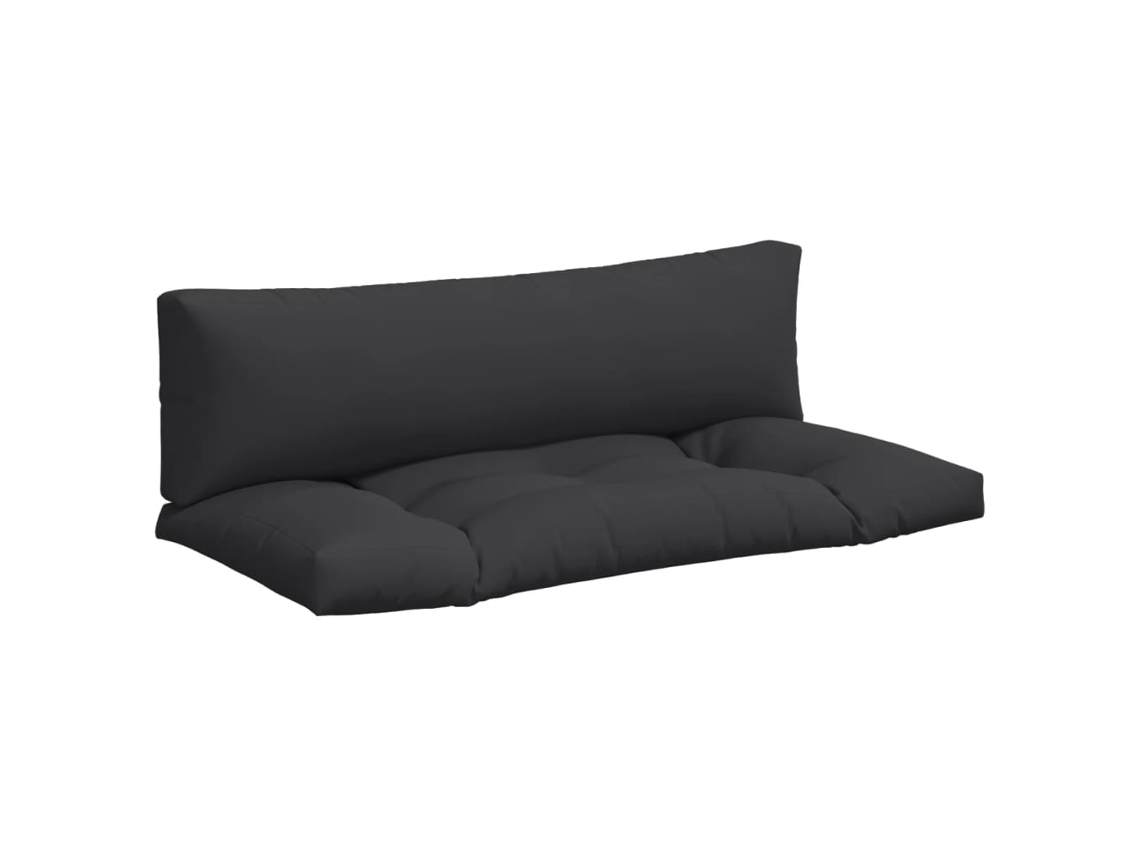 Pallet Cushion, Pallet Cushions Vidaxl Preto Poliéster (n/a)