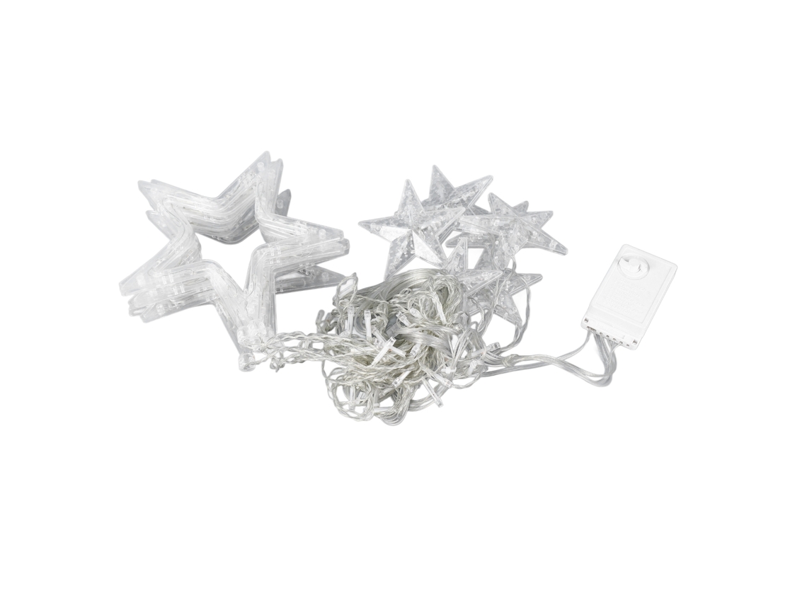 Luzes de Cortina Estrelada 2.5m Led com Estrelas LAXISCREED
