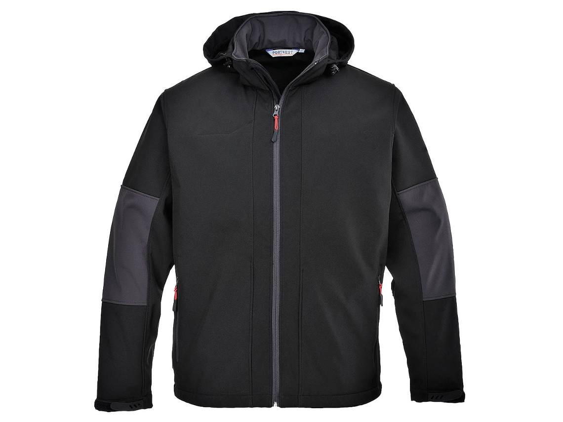 Jaqueta Softshell Com Capuz Conforto E Estilo / Marinho / L Portwest