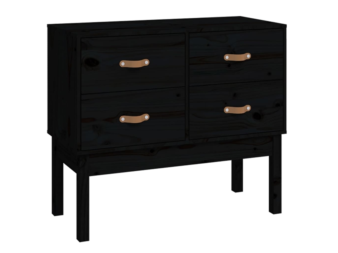 Console Cabinet, Console Cabinets Vidaxl Preto Madeira De Pinho (n/a)