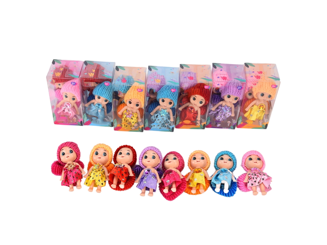 Mali 24 Bonecas Mini Exquisitas Cute Coloridas Ornamentos Brinquedos para Acima de 3 Anos