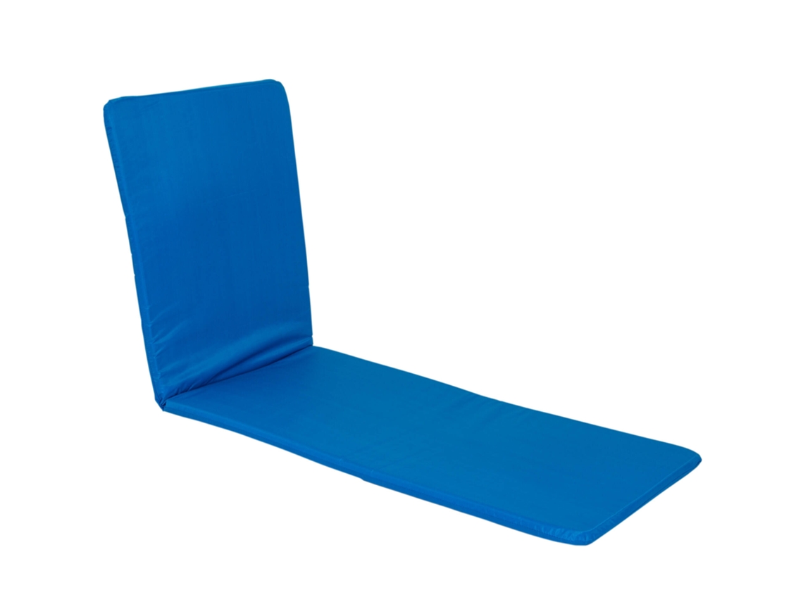 Colchão Espreguiçadeira 175x50x3cm Azul Kasa