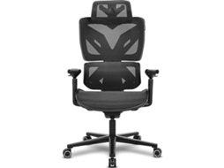 Cadeira Gaming ALPHA GAMER Wave (Até 130 Kg - Elevador a Gás Classe 4 - Preto)