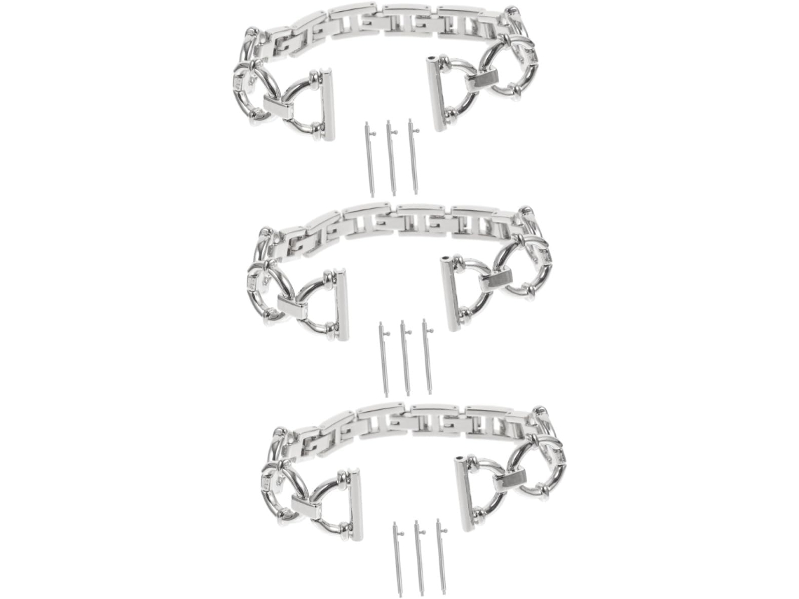 Conjunto De 3 Pulseiras Relógio Elegantes E Leves Para Substituição