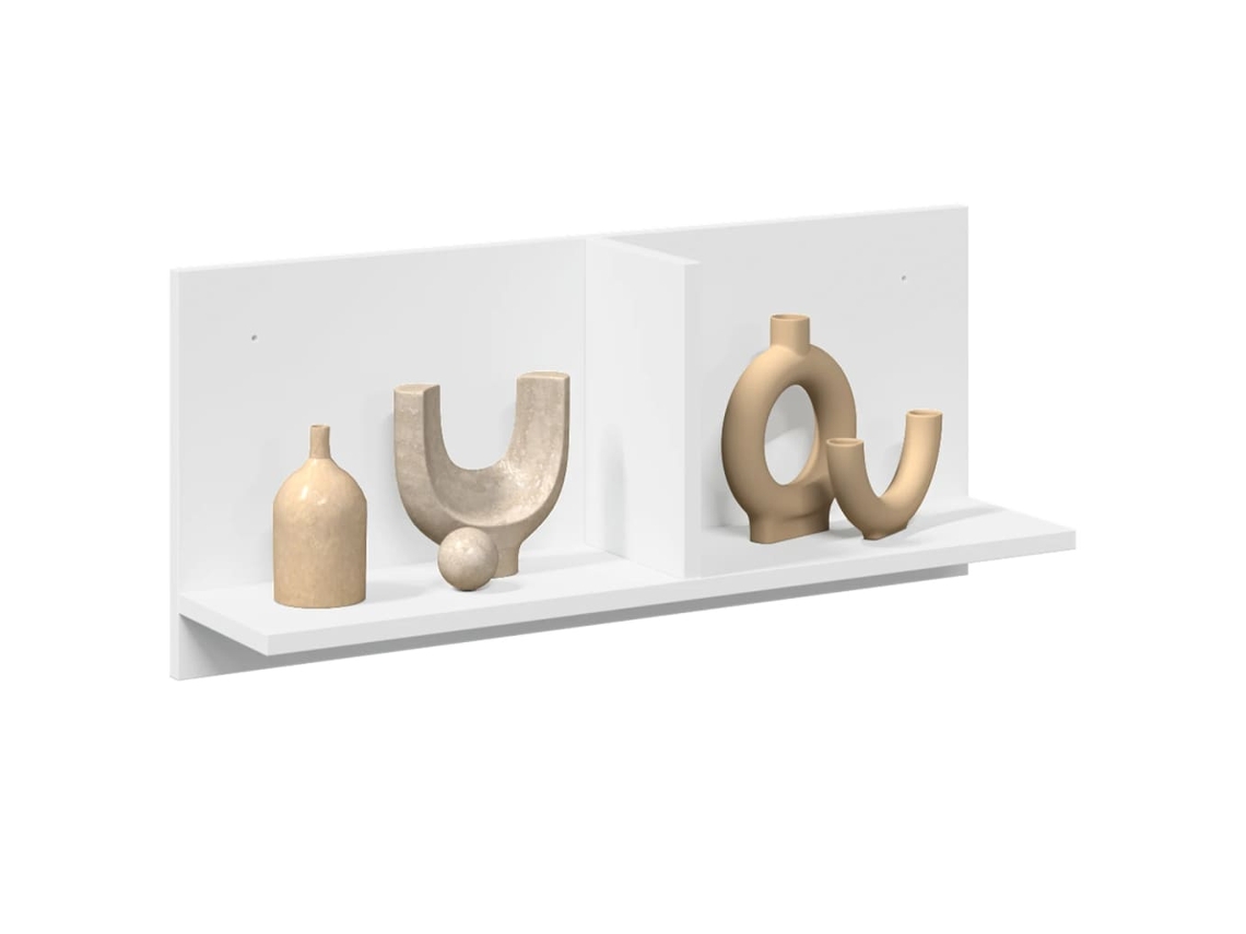 Vidaxl Armário De Parede 70x16,5x30 Cm Derivados De Madeira Branco