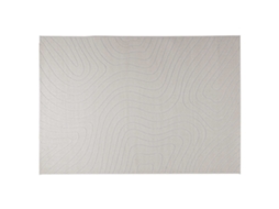 Conjunto 1 Tapete Moderno Vidaxl Creme Poliéster (230 X 160 Cm)