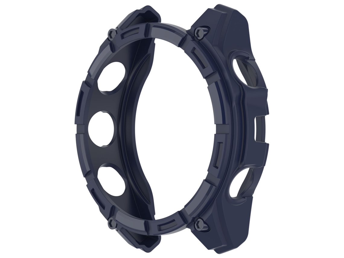 Capa Para O Relógio Garmin Fenix ​​​​8 De 43 Mm, Com Proteção Antirriscos Em Tpu. Azul Hexinyigjly