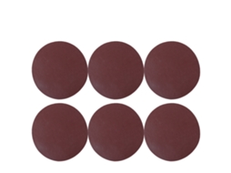 Conjunto de 100 discos de lixa redondos de 125 mm (5 polegadas) com verso aveludado para polimento e desbaste, grão 1200.