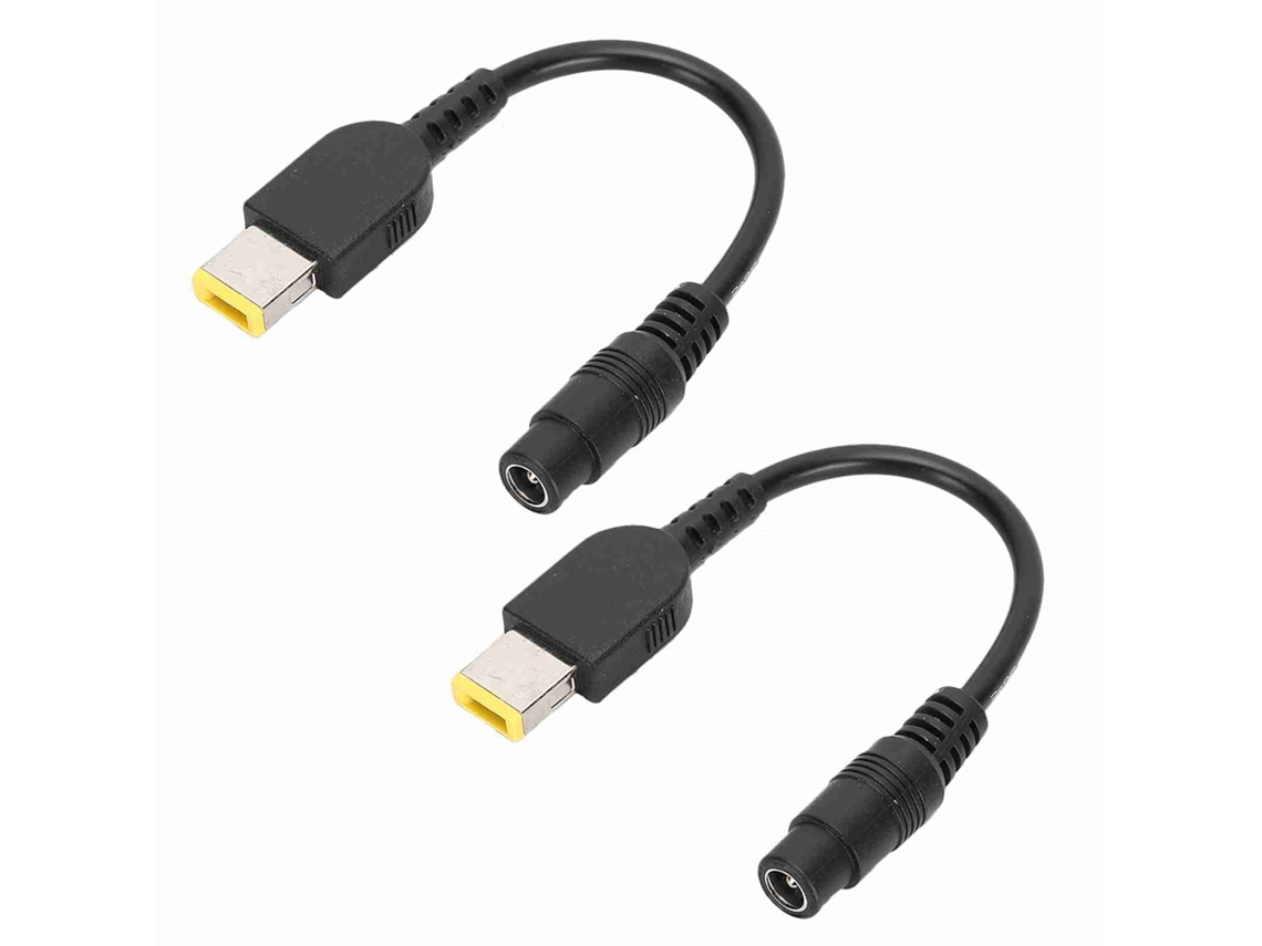 Cable conversor de alimentação fêmea a quadrado 5,5x2,5mm com pin para Lenovo ThinkPad X1 Carbon Yoga 13