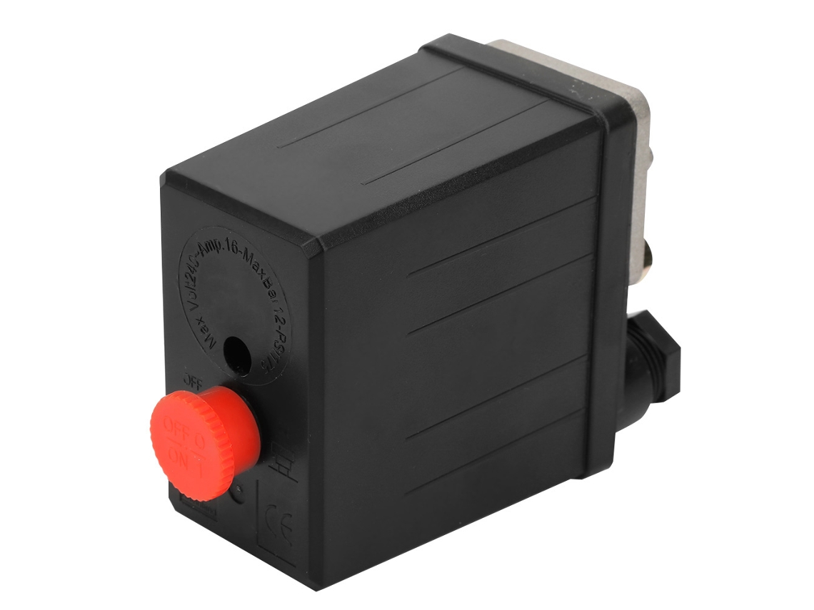 Interruptor De Valvula De Pressao Compressor Ar 0.4~0.7mpa G1/4" 220v