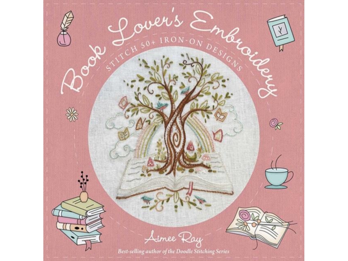 Livro Book Lovers Embroidery de Aimee Ray (Inglês)