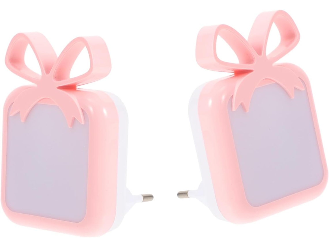 Iplusmile 2 Peças Decorações De Luz Plástico Rosa Com Baixo Consumo