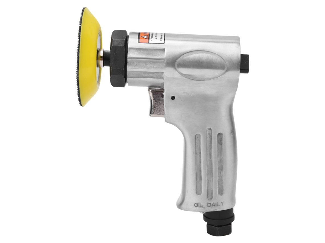 Laxiscreed Mini Lixadora Pneumática De 3 Polegadas E Polidora Com Discos Velcro Para Trabalhos Precisos
