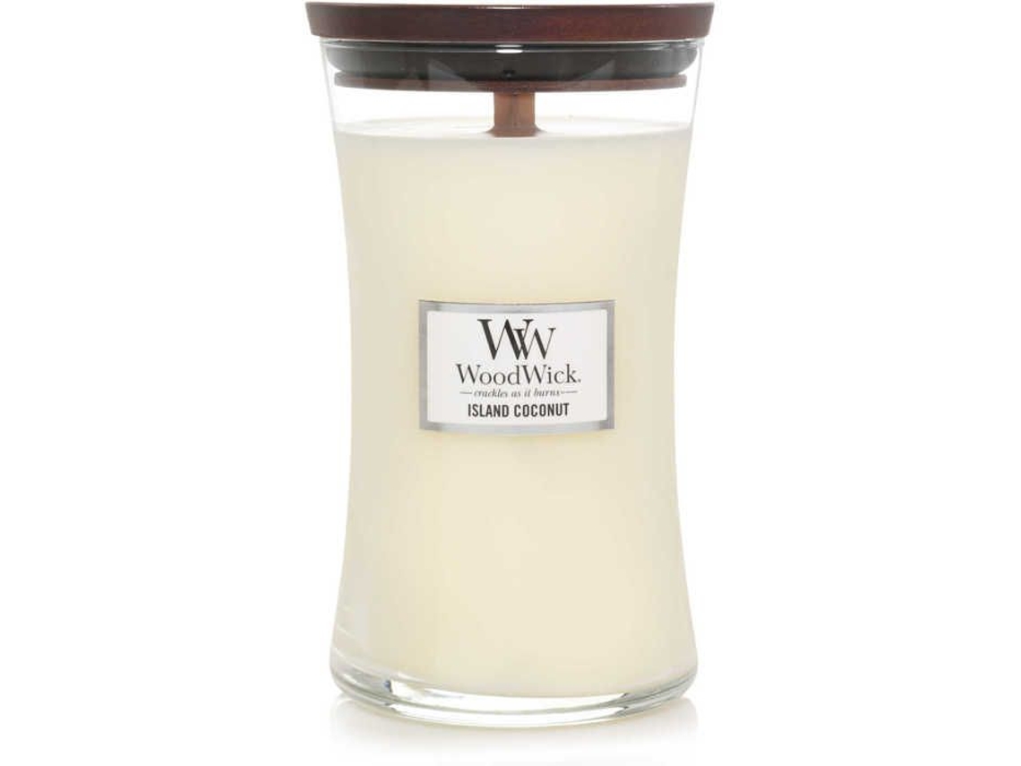 Velas Grande Vidro Branco Woodwick 93115e
