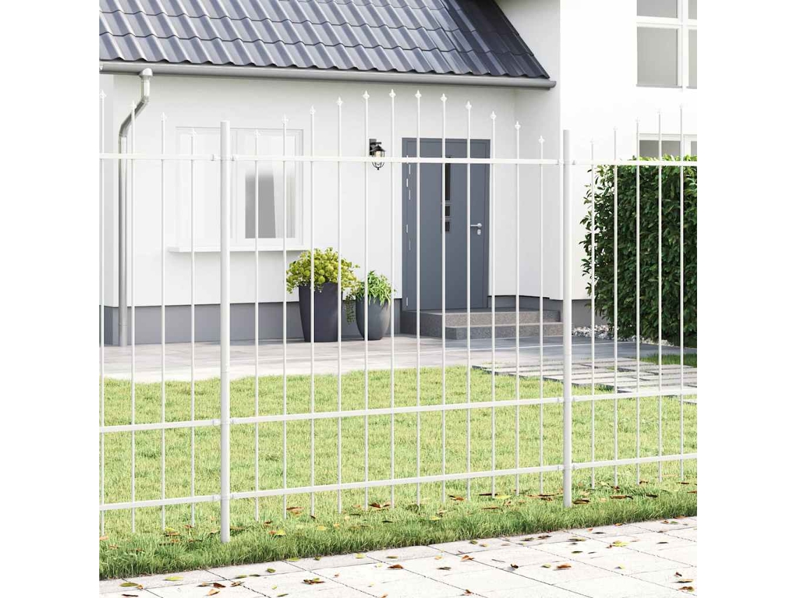 Vidaxl Cerca Para Jardim Woerden 4 Unid. 170 X 215 Cm Branco
