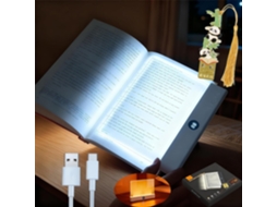Luz De Leitura Para Cama, Recarregável, Com 3 Modos Cor E