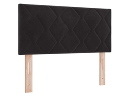 Cabeceira com Tiara Preta 90 Cm Veludo MAISON EXCLUSIVE