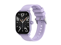 Smartwatch com tela quadrada HD de 2,1 polegadas em tecido, compatível com chamadas Bluetooth e monitoramento de saúde MDUG (vermelho)