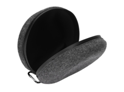 Bolsa De Proteção Para Fones De Ouvido Sem Fio Portátil Caixa De Armazenamento Tamanho Pequeno Preto
