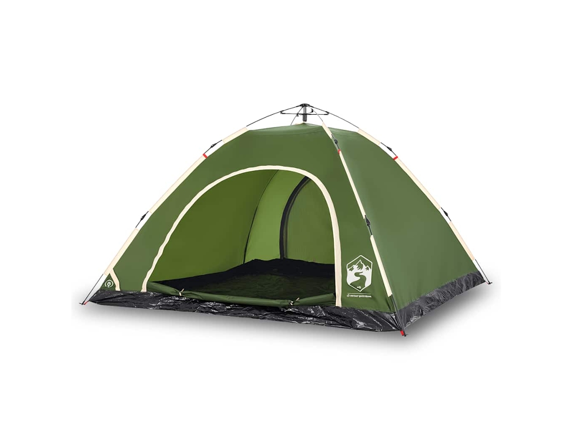 Camping Tent, Camping Tents Vidaxl Verde Poliéster (5 Pessoas)