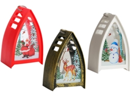 Conjunto De 3 Luzes De Natal Led Decorativas Com Efeito De Chama Tremulante Para Mesa Luzes De Natal Decorativas Conjunto De 3 Luzes Gokoco