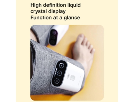 Massageador de pernas aquecido para relaxamento muscular e alívio da fadiga